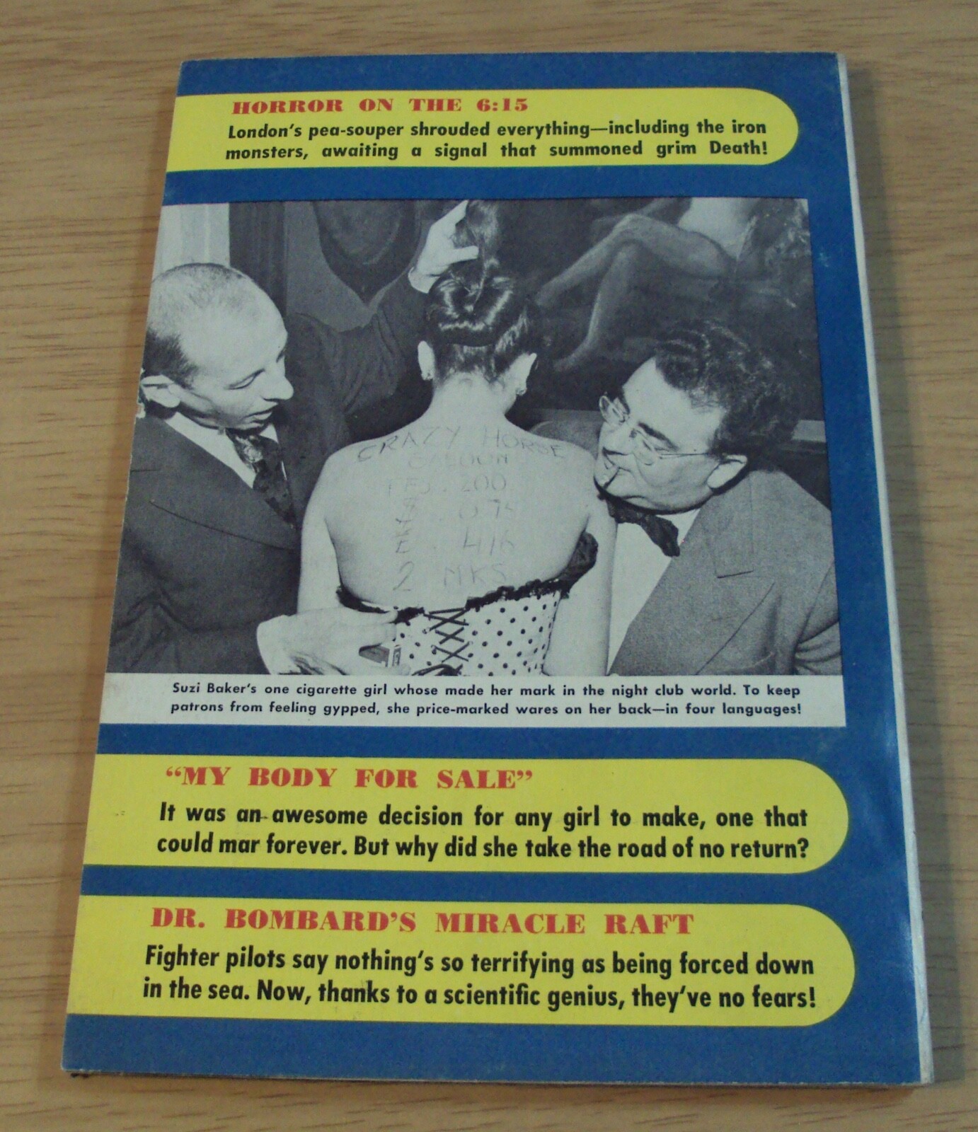 VTG 1958 'POCKET Picture' Magazine"TAB" Risqué GIRLSPINUPSFoldOut