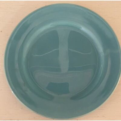 Gladding McBean GMB Plate California Pottery El Patio Aqua Blue Green 7 ...