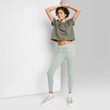 Women's High-Waisted Teal Pocket Leggings - Wild Fable Sizes XS,S,M,L,XL,XXL 