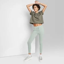 Women's High-Waisted Teal Pocket Leggings - Wild Fable Sizes (XS,S,M,L,XL,XXL)