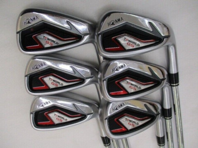 Honma TOUR WORLD GS Eisen #6-11 (6 Schläger) / Zelos / Flex: S / Eisensatz