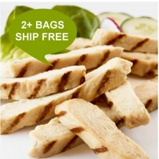CHICKEN BREAST STRIPS COOKED & FREEZE DRIED-BUY 2 BAGS GET FREE SHIPPING!