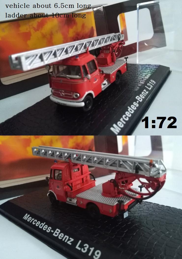 1/87 American fire engine TRUCK, 1/72 Mercedes benz Praga IFA W50