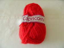 Yarn Twilley's CAPRICORN Nylon Acrylic Polyester Metallic Red Colour Made Spain