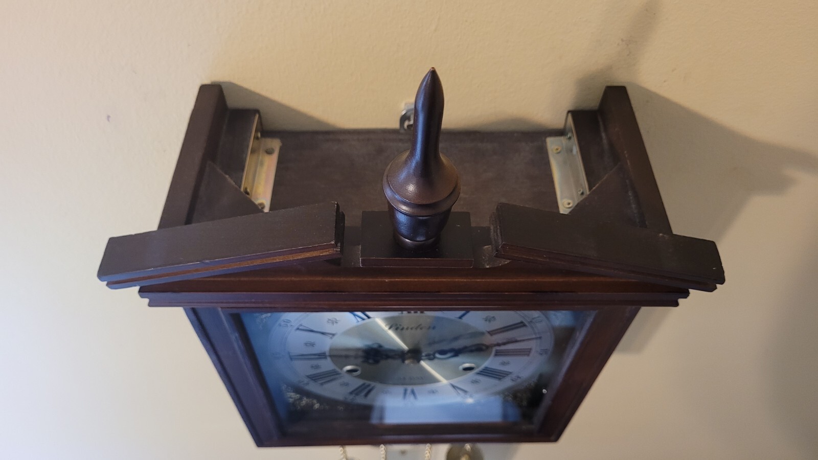 Linden 31Day Wall Clock Chimes W/Key Large Pendulum Exceptional eBay