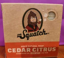 Dr. Squatch Soap - CEDAR CITRUS- Zero Grit Bar