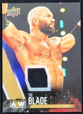 2021 UPPER DECK AEW THE BLADE GOLD RELIC #D 65/199