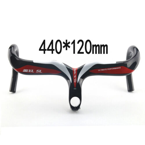 Integrated Carbon Bicycle Handlebar Road Race Bike Drop Bar 28.6mm 400/420/440mm - Picture 12 of 48