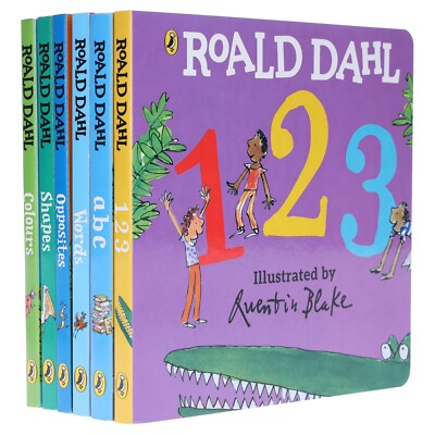 Roald Dahl Lift The Flap Collection 6 Books Set - Ages 0-5 - Board Book