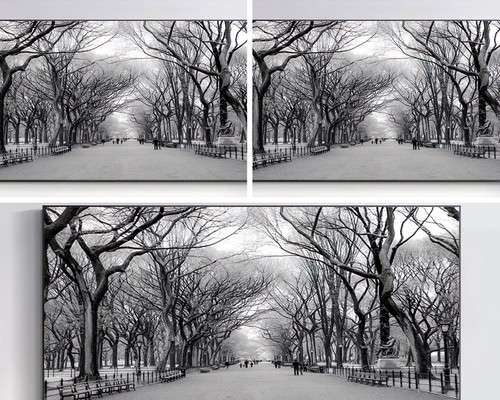 Tree of Life Landscape Wall Canvas Painting Scandinavian Poster Print Picture Ho - Picture 2 of 5