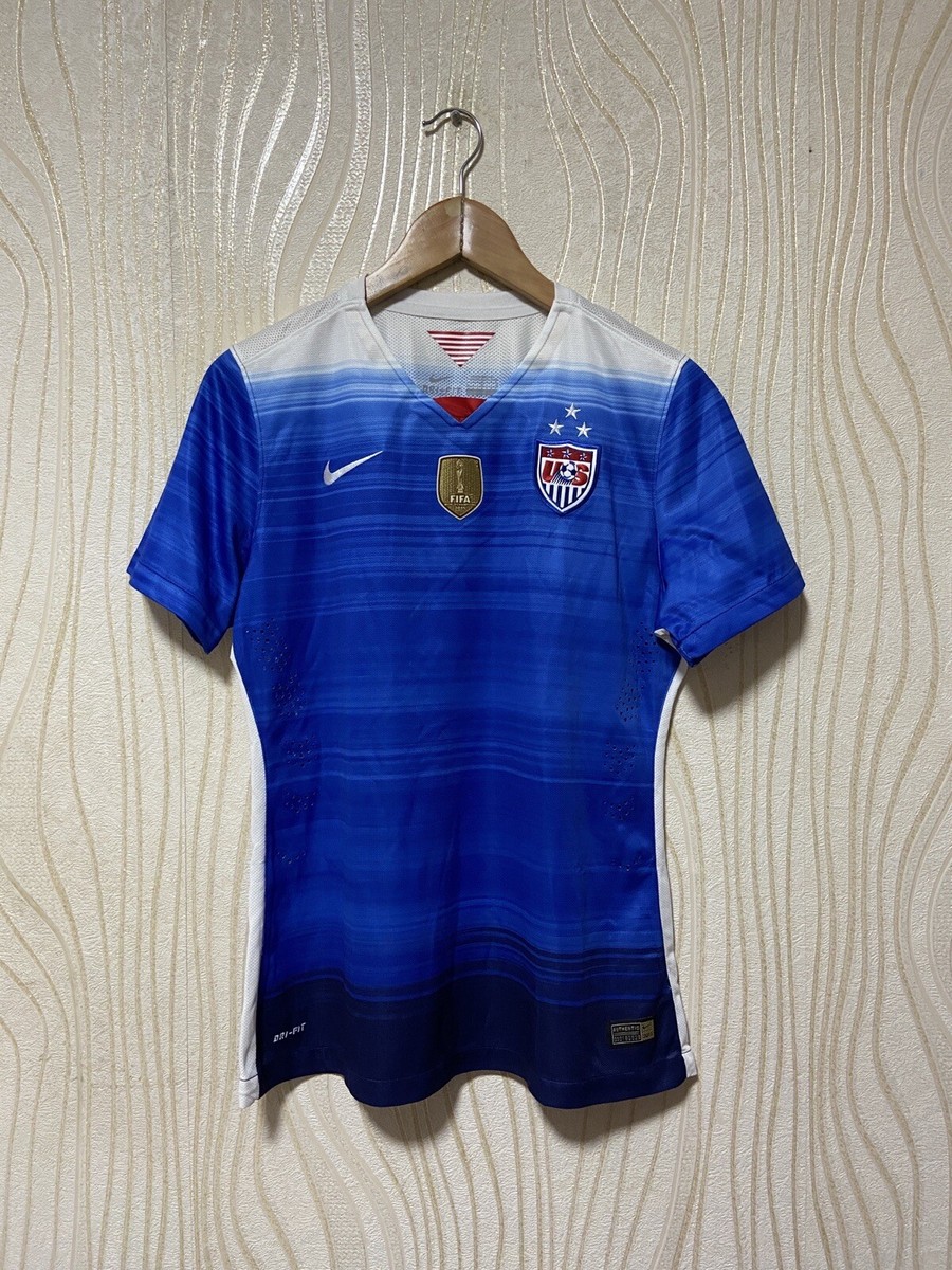 USA 2015 2016 AWAY SHIRT JERSEY NIKE 641988-480 PLAYER ISSUE sz L