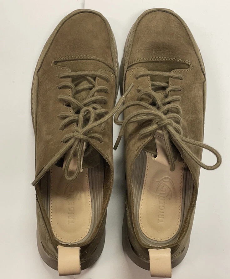 Sneakers da donna Clarks Trigenic Causal taglia 8 5 marroni in pelle stringate