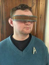 Star Trek Next Generation TNG Geordi La Forge Visor Costume Prop Cos Play