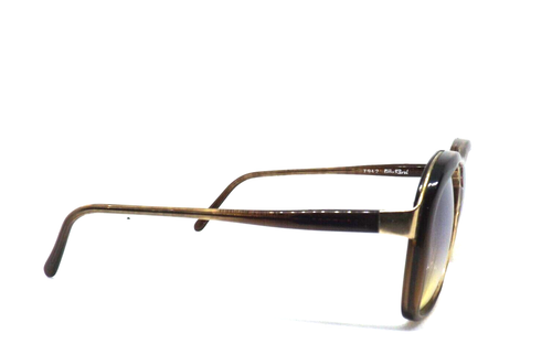 Lunettes de Soleil Homme Femme Vintage Âge 80 Made IN Italy Brumeux Pierre Leroc - Photo 5 sur 5