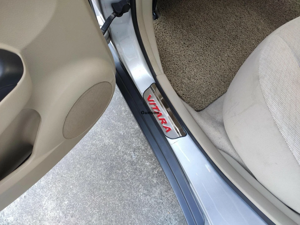 For Suzuki Vitara Accessories Door Sill Protector Scuff Plate Car Sticker Trim - image 3 of 4