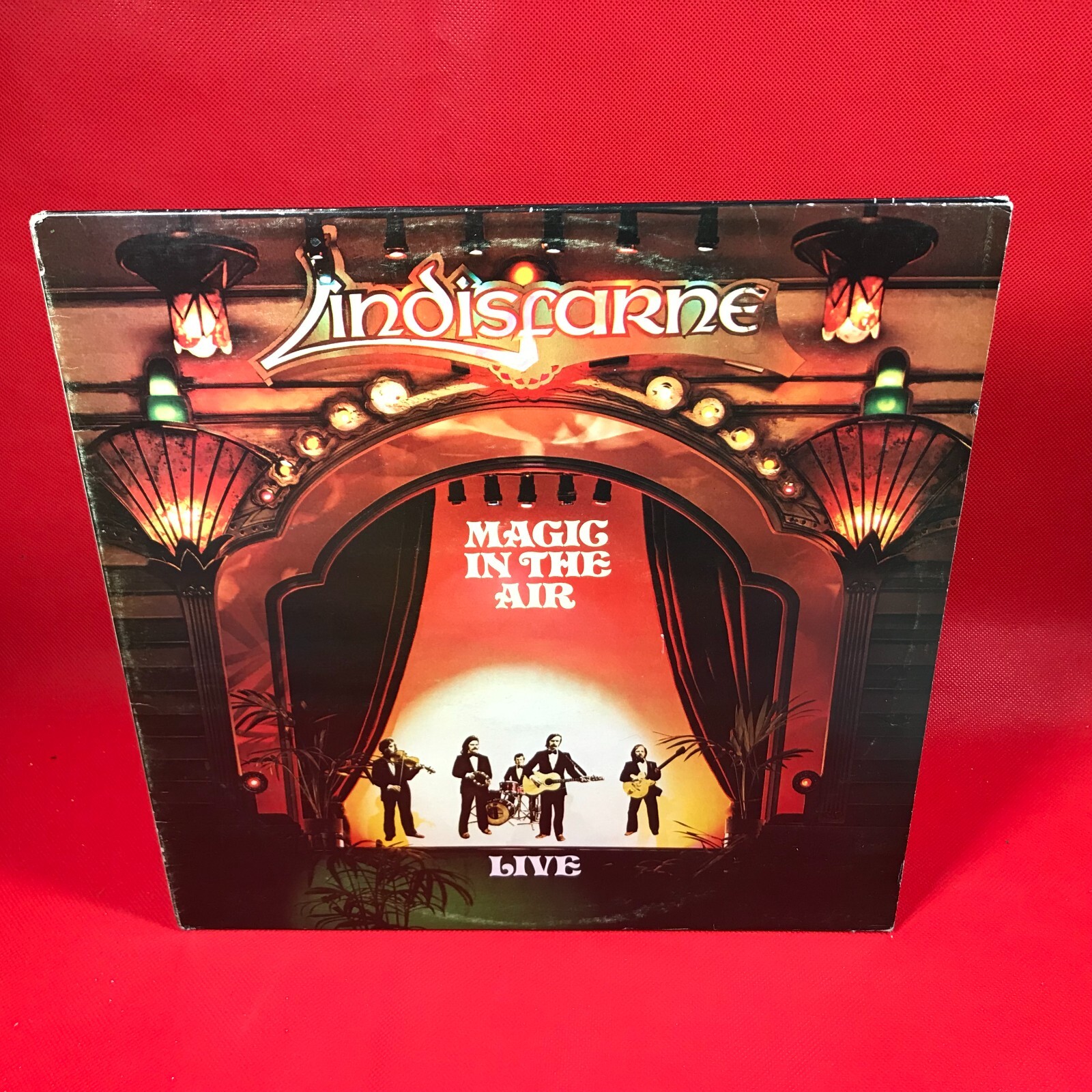 LINDISFARNE Magic In The Air Live 1978 UK Double vinyl LP mercury  in concert A