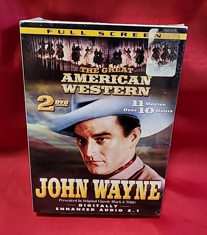 The GREAT AMERICAN Western, John Wayne 2 DVDs 11 Movies New Sealed Box Set