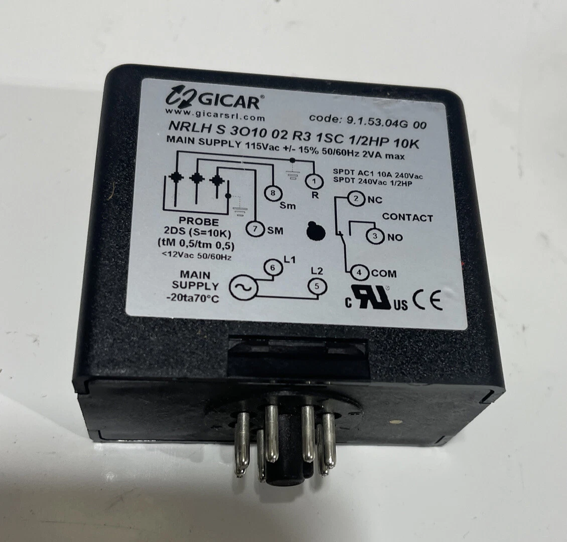 GICAR NRLH S 3010 03 R3 1SC level controller 230V 9.1.53.06G 00