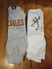 2 Boys Hoodie Hooded Sweatshirt Browning Football Camo Medium Small 14-16 Kids