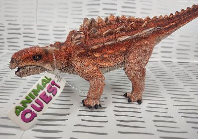 Detailed Ankylosaurus Dinosaur Figure Armored Spiked Dino Solid Life Like Toy 3+