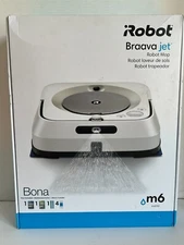 iRobot Braava Jet m6 Robot Mop (6110) White WiFi Connected NEW