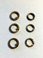 Old Stock Vintage Olds Trumpet / Cornet Metal Brass Valve Guides Set of 3