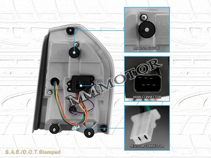 Par de luces traseras LED rojas completas nuevas para Chrysler 300 2011-2014 Foto 2 de 4