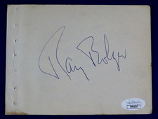 Ray Bolger Signed 4x6 Paper Autograph Album Page Scarecrow Wizard Of Oz JSA COA