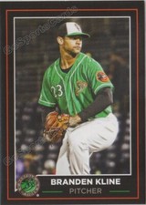 2019 Norfolk Tides Branden Kline RC Rookie Baltimore Orioles
