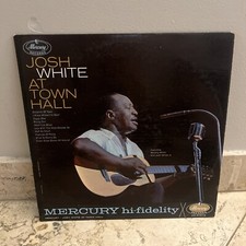 Josh White At Town Hall (1961 Mercury Vinyl LP Playtested MG-20672 1st Press)