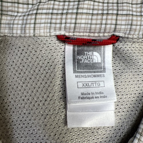 Camisa The North Face Para Hombre 2XL Blanca a Cuadros Abotonada Manga Corta Bolsillo con Cremallera - Imagen 2 de 7