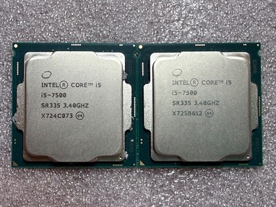 Lot of 2 Intel Core i5-7500 3.4GHz Quad Core 6MB 65W FCLGA1151 Processor SR335