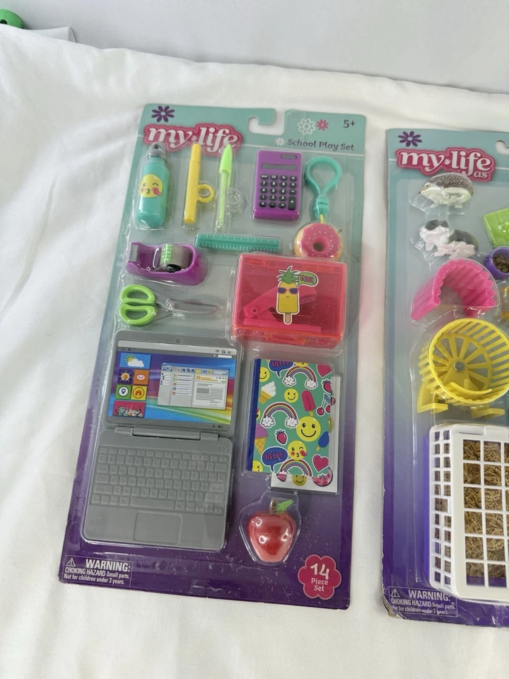 Juego My Life Pequeña Mascota, Regreso al Cole 18 Muñecas,Y Otros Accesorios Todo Nuevo.xx6 Foto 2 de 4