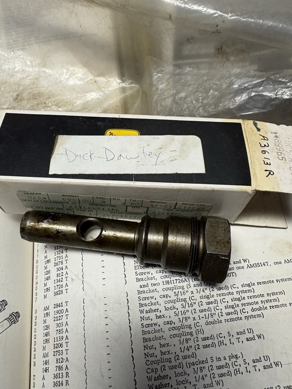 Vintage John Deere A 3613 R Break Away Coupling