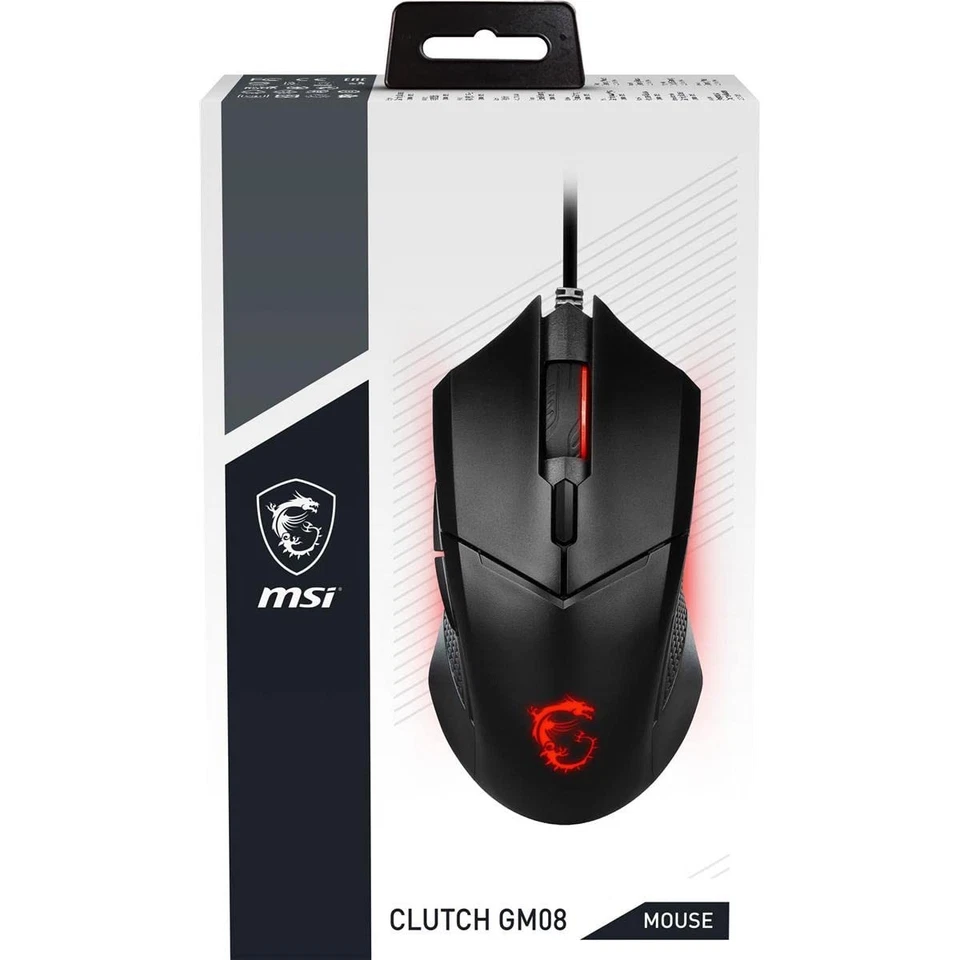 Clutch GM08 Gaming Mouse, 4200 DPI, Optical Sensor, 3 Adjustable Weights, Red... - Image 3 of 4