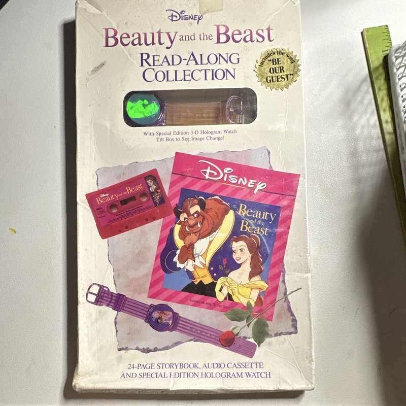 Disney Beauty and the Beast Read-Along Collection Audiobook Cassette English