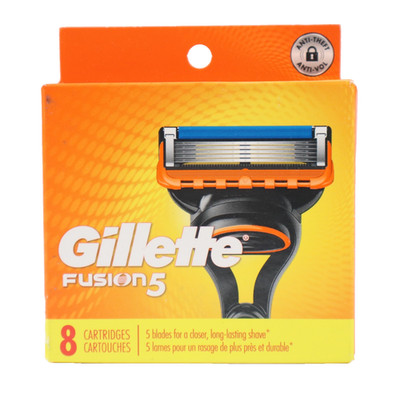 Gillette Fusion5 Men's Razor Blade Refills, 8 Cartridges
