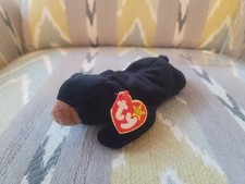 Retired Blackie the Bear Beanie Baby 1994 Ty 4011 with PVC pellets 