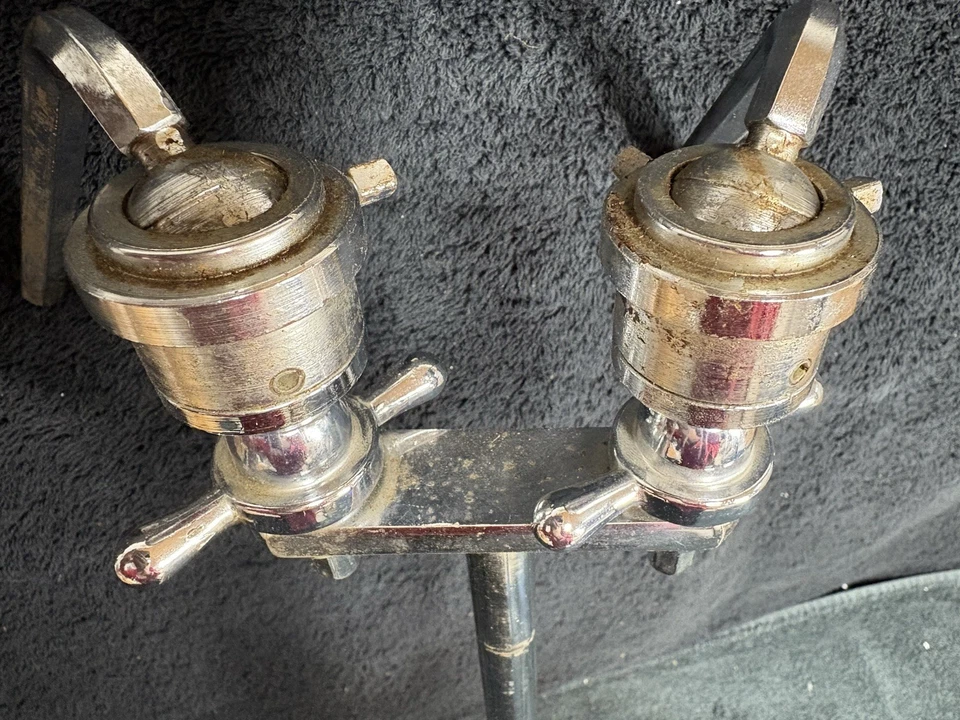 Vintage Rogers Swiv-O-Matic Dual Tom Drum Mount Chrome 60-70’s - Image 4 of 4