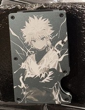 Metal Wallet - Laser Engraved - Killua 2 - RFID Blocking