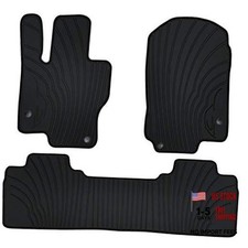 Mercedes-Benz GLE 2020-2025 5-Seat Floor Mats - Full Black - Full Black