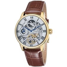 Thomas Earnshaw Longitude Automatic Gold Brown White Watch - Brand New