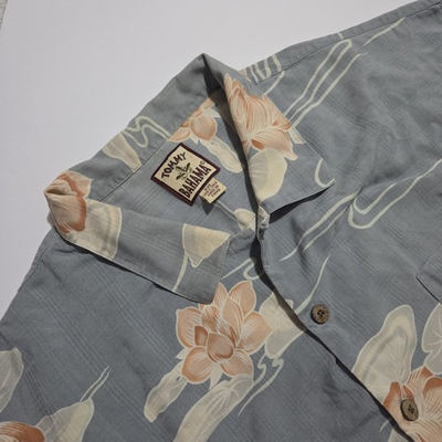 #ad VTG Tommy Bahama 100% Silk Hawaiian Shirt Mens XXL Hibiscus Floral Aloha Luau $19.99