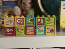 Vtech Sit To Stand Ultimate Alphabet Train Replacement Blocks Set 10