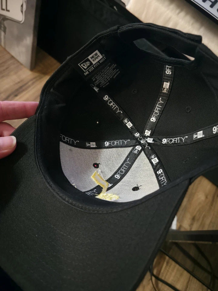 Utah Jazz New Era 9FORTY Hat Cap NBA Black/Yellow New Colors 2022-23 NWOT 🔥 - Image 3 of 3