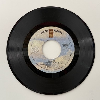 Eagles - Heartache Tonight / Teenage Jail 7'' Single 1979 Asylum Rock 45RPM