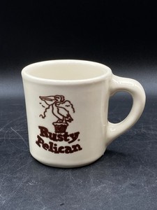 Burden USA Rusty Pelican Restaurant Ware Mug Vintage