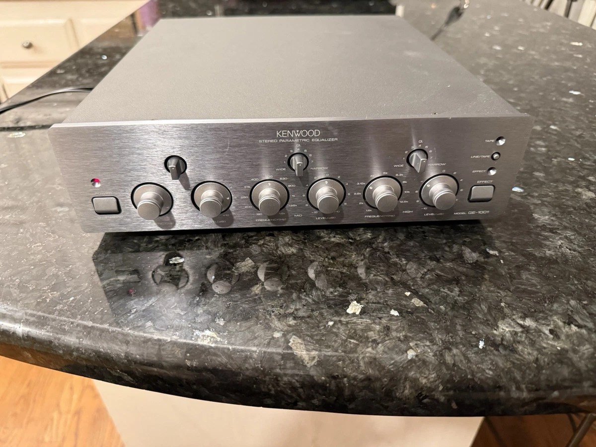 Kenwood Ge-1001 Excellent/stereo parametric equalizer. Silver | eBay
