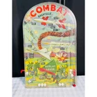 Vintage Louis Marx Combat Bagatelle Tabletop Pinball Game Military Theme 1950s