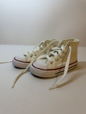 Converse Chuck Taylor All Star High Top White Lace-Up Sneakers size 7 infant
